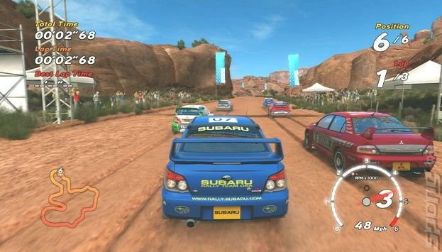 SEGA Rally - PC Screen