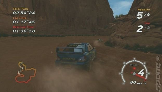 SEGA Rally - PC Screen