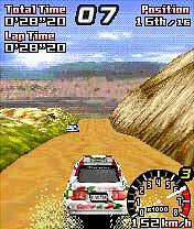 Sega Rally Championship - N-Gage Screen