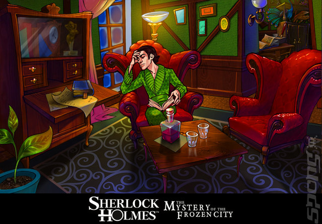Sherlock Holmes and the Mystery of the Frozen City - 3DS/2DS Screen