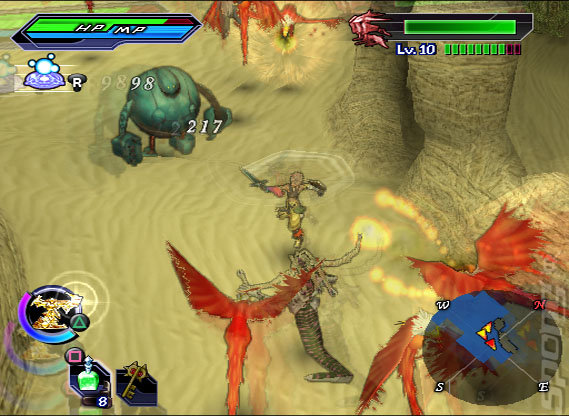 Shining Force EXA - PS2 Screen