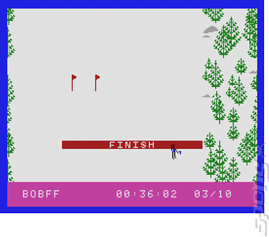 Skiing - Colecovision Screen