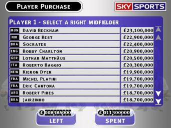 Sky Sports Football Quiz Season 02 - PC Screen