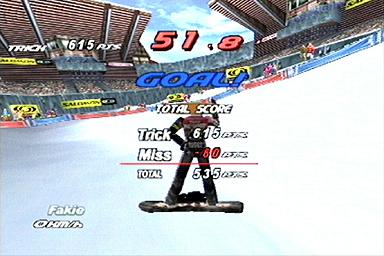 Snow Surfers - Dreamcast Screen