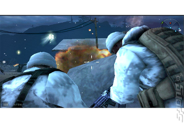 SOCOM: U.S. Navy SEALs Fireteam Bravo 3 - PSP Screen