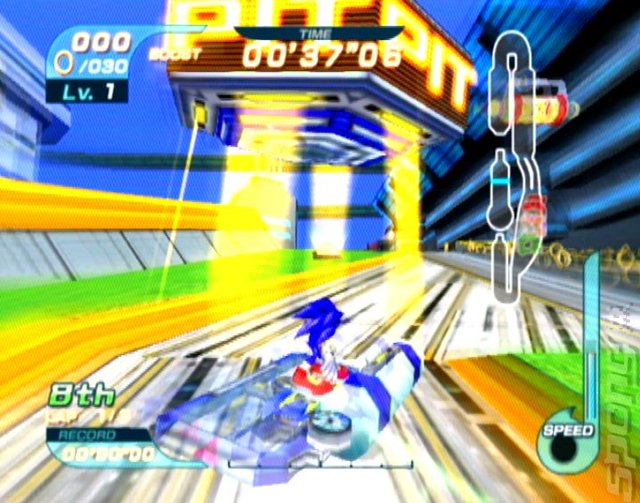 Sonic Riders - Xbox Screen