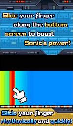 Sonic Rub - DS/DSi Screen