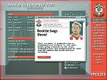 Southampton Club Manager - PC Screen