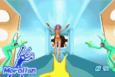 Space Channel 5: Ulala's Cosmic Attack - GBA Screen