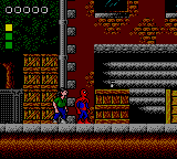 Spider-man: Return of the Sinister Six - Game Gear Screen