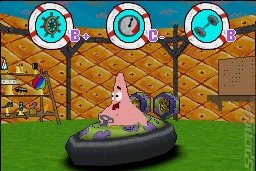 SpongeBob Squarepants Boating Bash - DS/DSi Screen