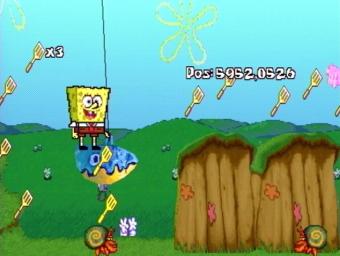 SpongeBob SquarePants: SuperSponge - PlayStation Screen