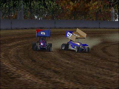 Sprint Car Challenge - PS2 Screen