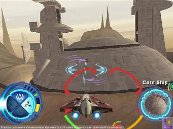 Star Wars Jedi Starfighter - Xbox Screen