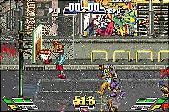 Street Jam Basketball - GBA Screen