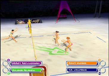 Summer Heat Beach Volleyball - PS2 Screen