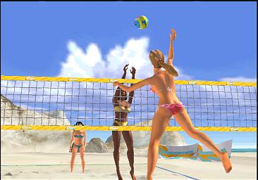 Summer Heat Beach Volleyball - PS2 Screen