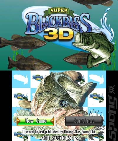 Super Black Bass 3D - 3DS/2DS Screen