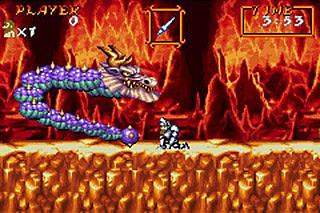 Super Ghouls 'N Ghosts - GBA Screen