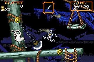 Super Ghouls 'N Ghosts - GBA Screen