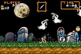 Super Ghouls 'N Ghosts - GBA Screen