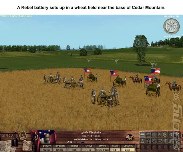 Take Command: 2nd Manassas - PC Screen