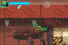 Teenage Mutant Ninja Turtles 2: BattleNexus - GBA Screen