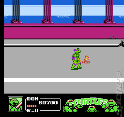 Teenage Mutant Ninja Turtles 3: The Manhattan Project - NES Screen