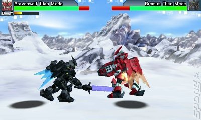 Tenkai Knights: Brave Battle - 3DS/2DS Screen