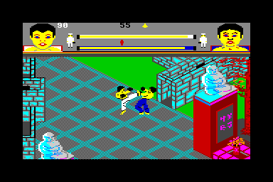 Thai Boxing - C64 Screen