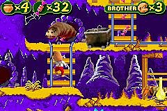 The Berenstain Bears and the Spooky Old Tree - GBA Screen