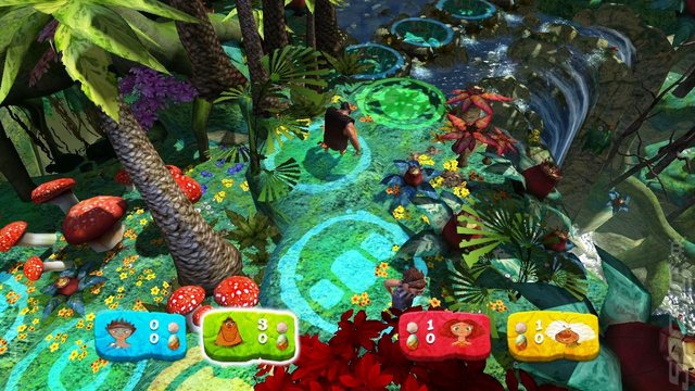 The Croods: Prehistoric Party! - Wii U Screen