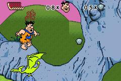 The Flintstones: Big Trouble in Bedrock - GBA Screen