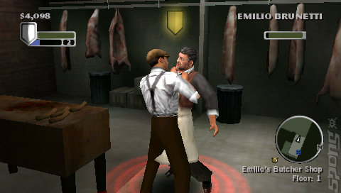 The Godfather - PSP Screen