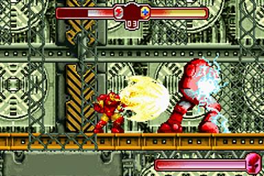 The Invincible Iron Man - GBA Screen