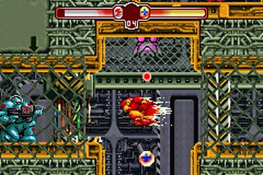 The Invincible Iron Man - GBA Screen