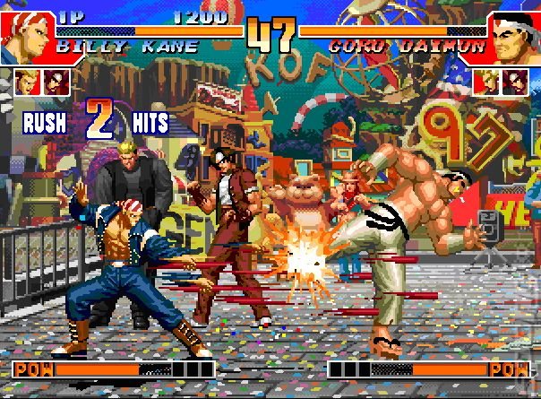 The King of Fighters Collection: The Orochi Saga - PS2 Screen