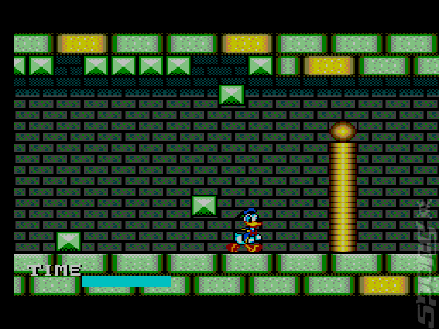 The Lucky Dime Caper starring Donald Duck - Sega Master System Screen