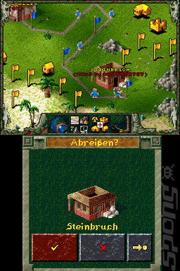 The Settlers - DS/DSi Screen
