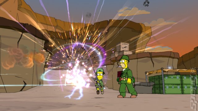 The Simpsons Game - Xbox 360 Screen