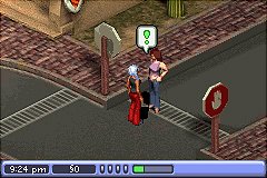 The Sims 2 - GBA Screen