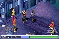 The Sims 2 - GBA Screen