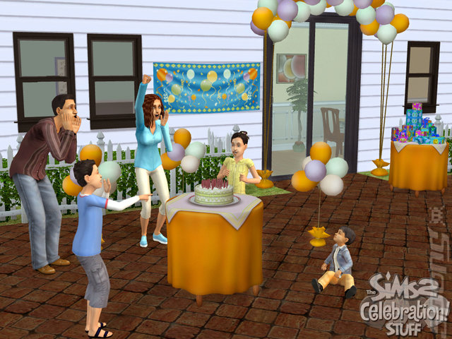 The Sims 2 Celebration! Stuff - PC Screen