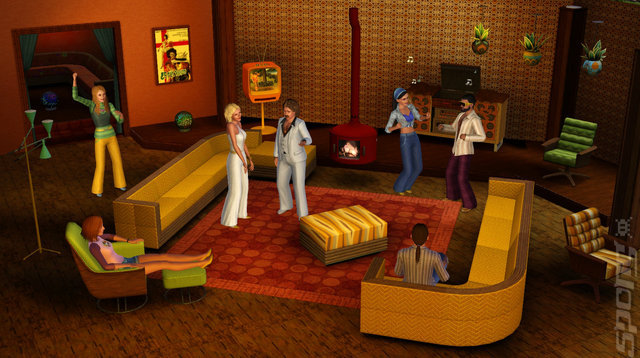 The Sims 3: 70s, 80s, & 90s Stuff Pack - Mac Screen