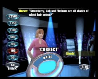 The Weakest Link - PlayStation Screen