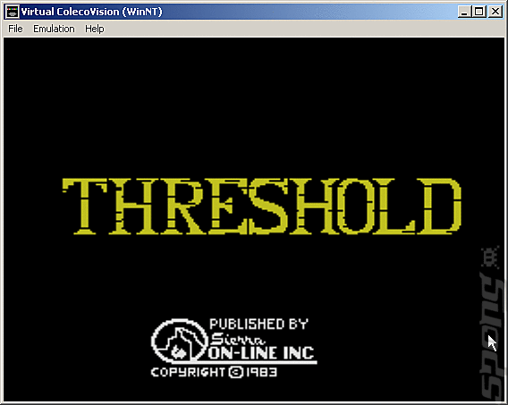 Threshold - Colecovision Screen