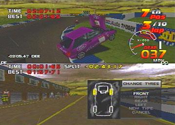 ToCA 2 Touring Cars - PlayStation Screen