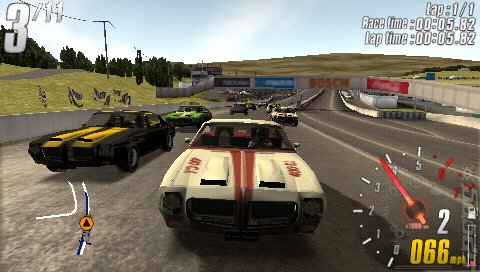 TOCA Race Driver 3 Challenge - PSP Screen