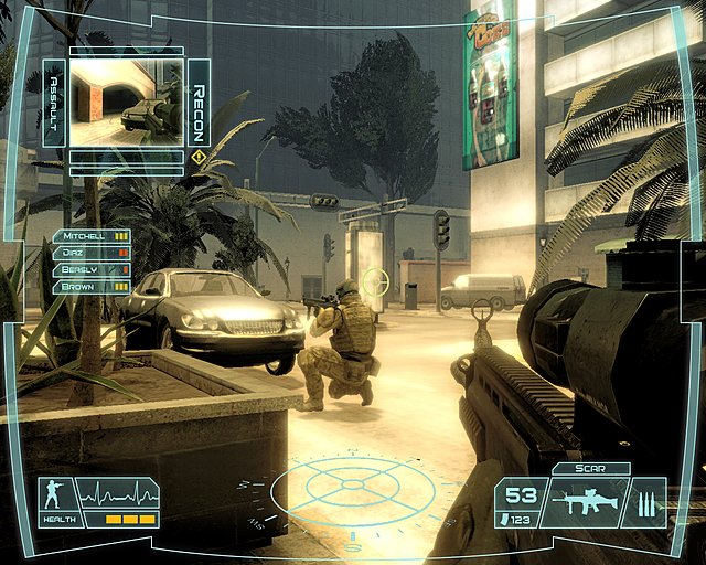 Tom Clancy's Ghost Recon: Advanced Warfighter - PC Screen