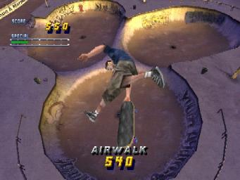 Tony Hawk's Pro Skater 2 - PlayStation Screen